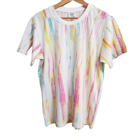 Hemant & Nandita Tie-Dye T-Shirt M Tee Cotton Short Sleeve Crewneck Handmade - Picture 5 of 13